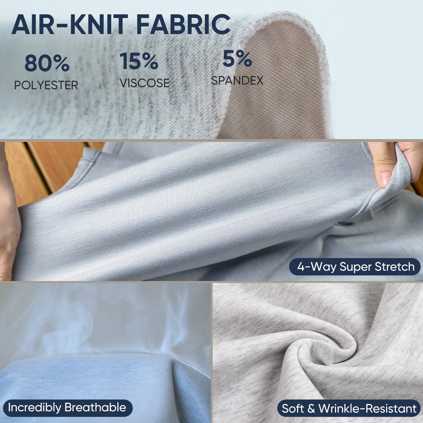 MERIDIANA Women's Fleecy Fabric Jogger Lightweight Warmth Cozy Softness Breathable Wide Leg Casual Travel Pants