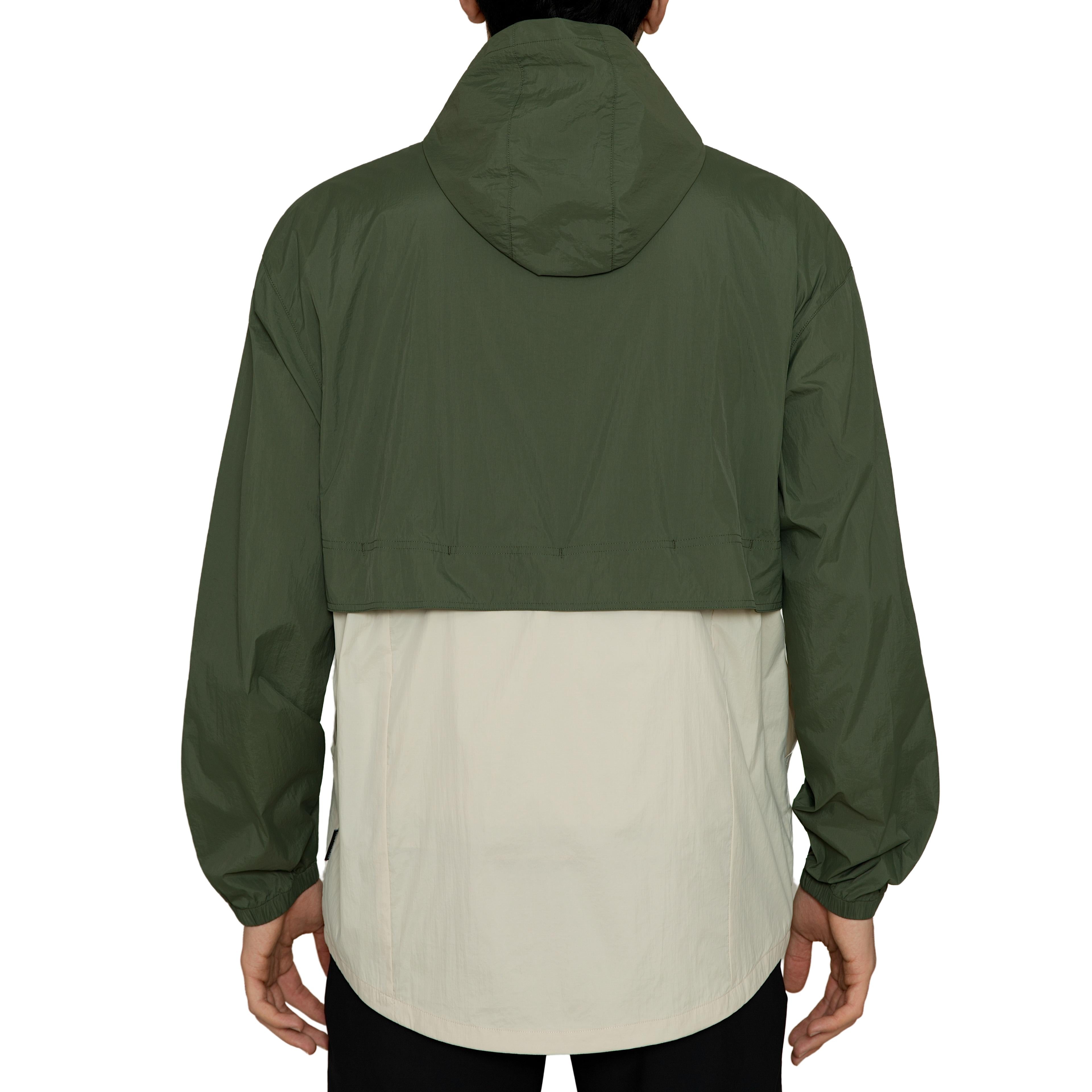 MERIDIANO Men's Lightweight Packable Jacket, UPF 50+ Sun & Water Resistant Windbreaker with Hood, Stain & Dog Hair Repellent