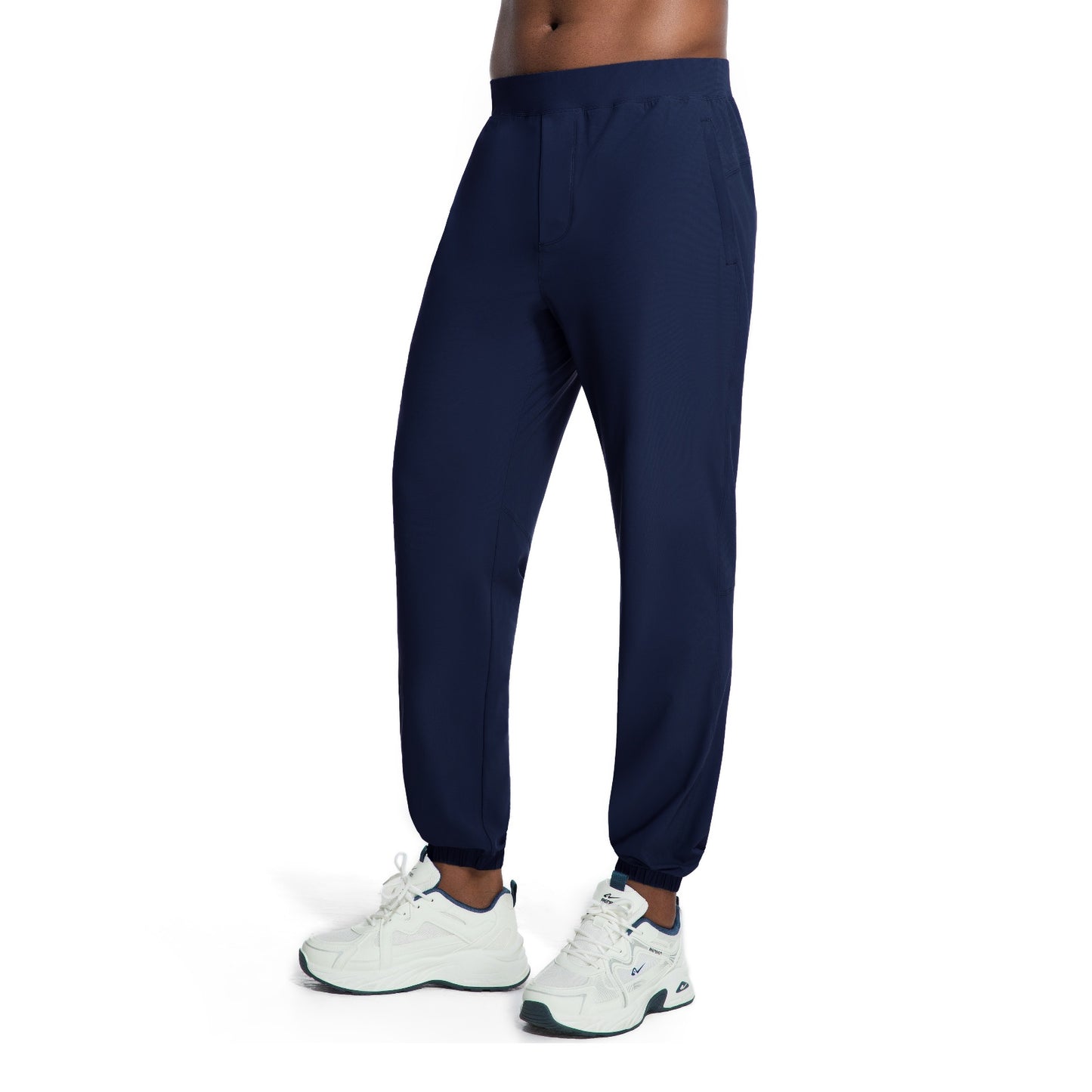 MERIDIANO Mens Hiking Pants with Zipper Pocket Nylon Lightweight Quick-Dry Stretchy Outdoor Gym Jogger Sweatpants