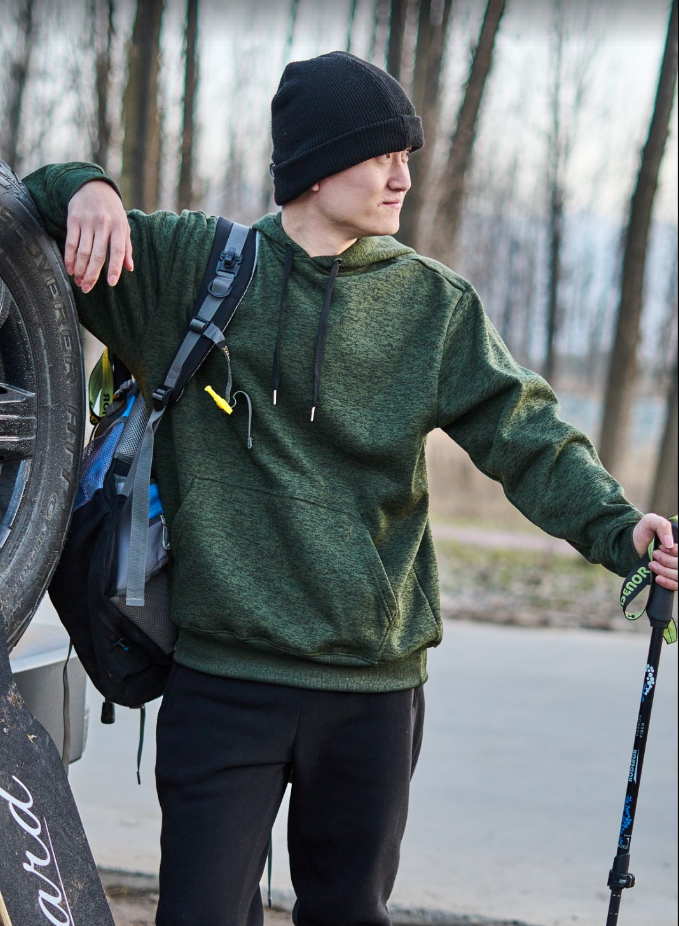 WHITE PEAK TRADING COMPANY  3 Pack Mens Fleece Hoodie Long Sleeve Lightweight Athletic Workout Sweatshirt for Men with Pockets