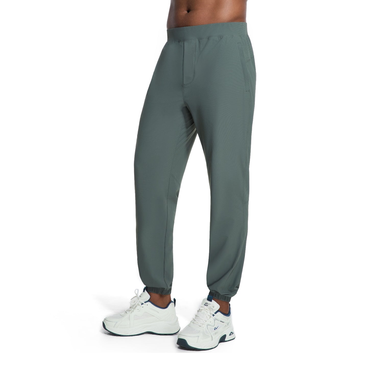 MERIDIANO Mens Hiking Pants with Zipper Pocket Nylon Lightweight Quick-Dry Stretchy Outdoor Gym Jogger Sweatpants