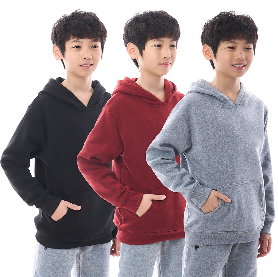 WHITE PEAK TRADING COMPANY Boys Athletic Hoodie Sweatshirt, 3 Pk Fleece Long Sleeve Kids Pullover Hoodies boy&girl Size 6-20