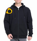 WHITE PEAK TRADING COMPANY Men's Fleece Full-zip Jacket Oversized Winter Hoodie Casual Warm Cotton Sweatshirt Outerwear