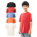 WHITE PEAK TRADIGN COMPANY  5 Pack Youth Quick-Drying T-Shirt Moisture Wicking Athletic Short Sleeve Tees for Boys & Girls