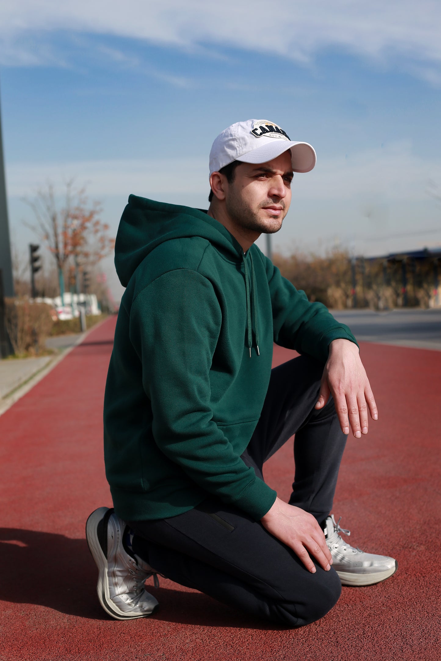 WHITE PEAK TRADIGN COMPANY  3 Pack Mens Fleece Hoodie Long Sleeve Lightweight Athletic Workout Sweatshirt for Men with Pockets