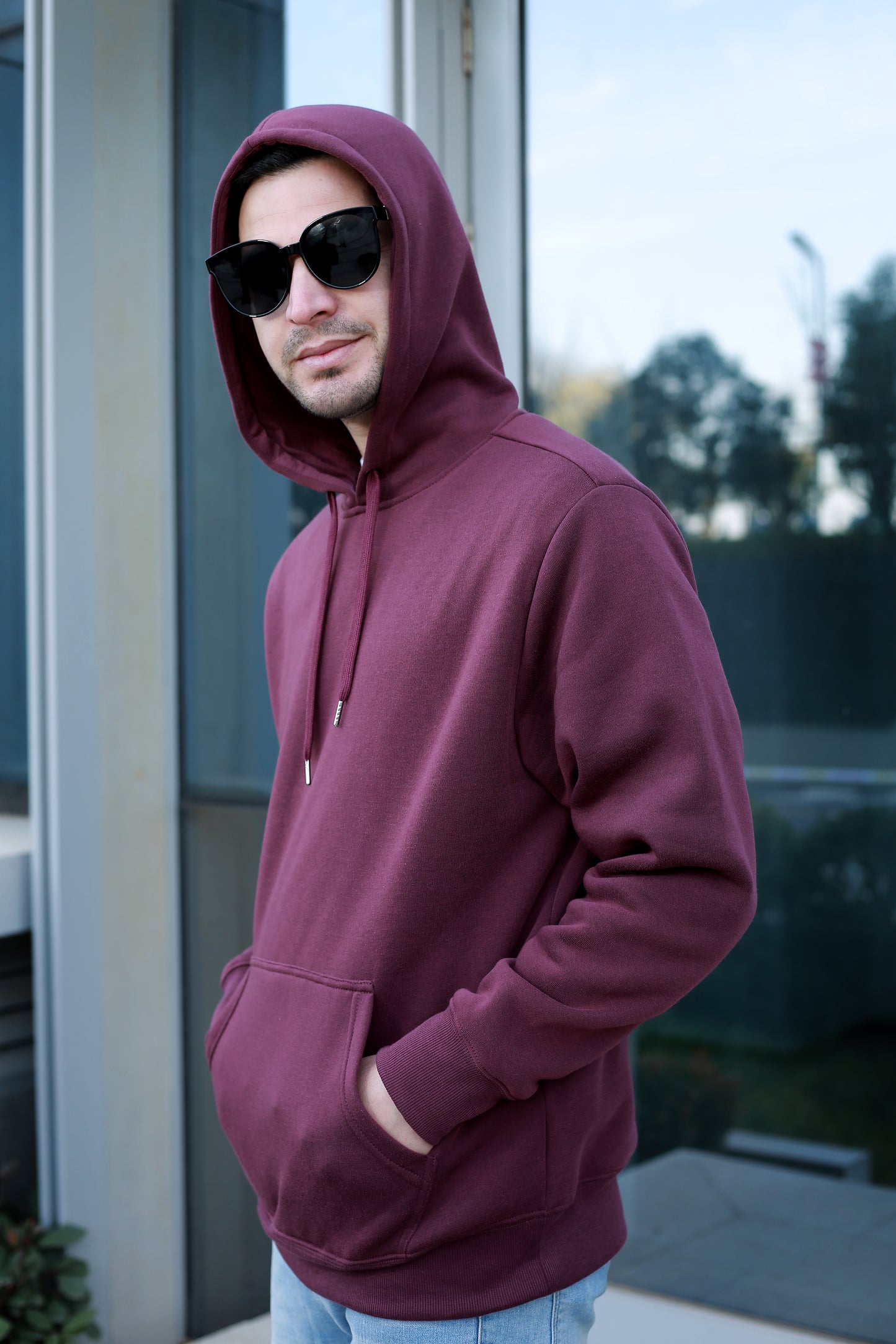 WHITE PEAK TRADIGN COMPANY  3 Pack Mens Fleece Hoodie Long Sleeve Lightweight Athletic Workout Sweatshirt for Men with Pockets