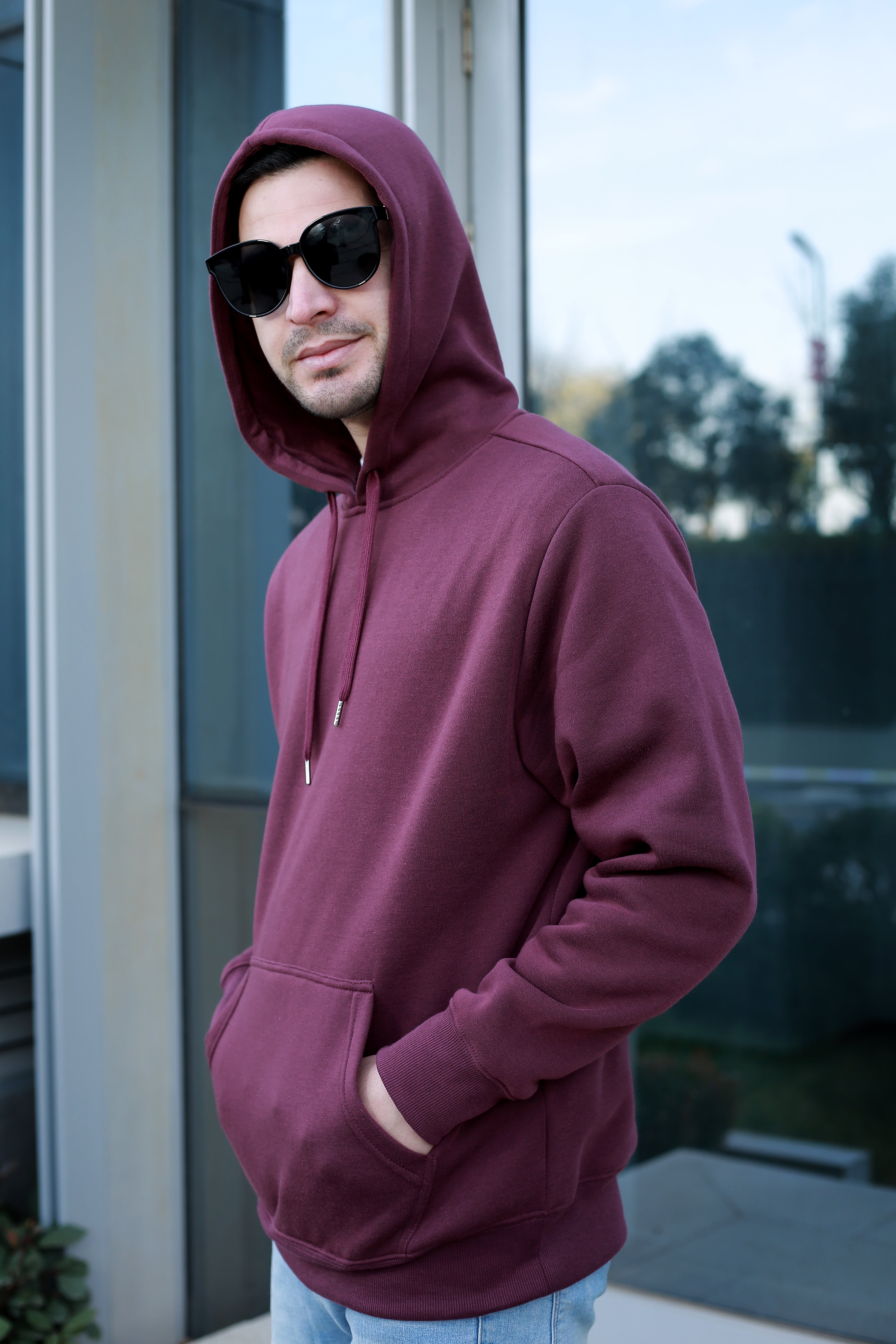WHITE PEAK TRADIGN COMPANY  3 Pack Mens Fleece Hoodie Long Sleeve Lightweight Athletic Workout Sweatshirt for Men with Pockets