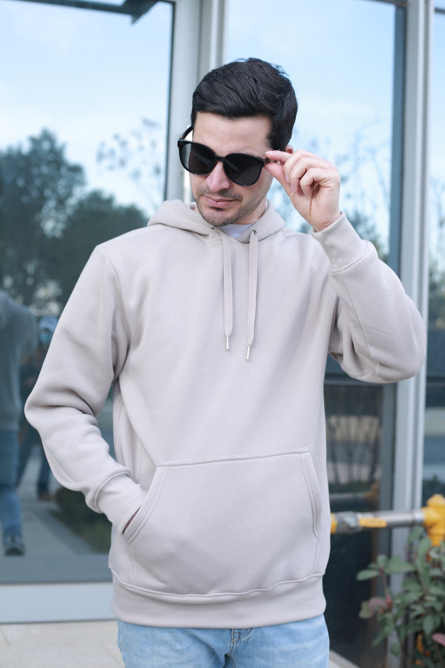 WHITE PEAK TRADIGN COMPANY  3 Pack Mens Fleece Hoodie Long Sleeve Lightweight Athletic Workout Sweatshirt for Men with Pockets