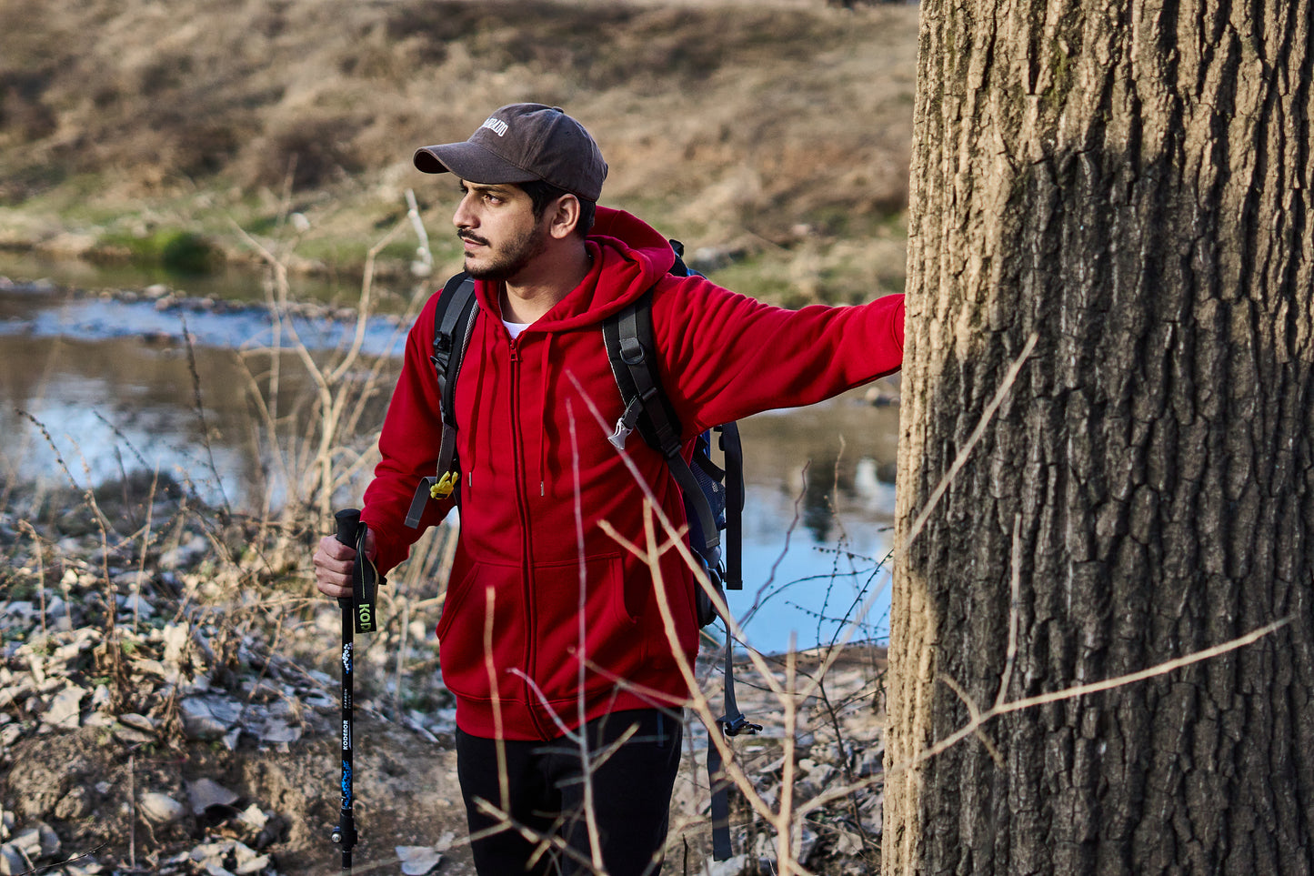 WHITE PEAK TRADING COMPANY  3 Pack Mens Fleece Hoodie Long Sleeve Lightweight Athletic Workout Sweatshirt for Men with Pockets