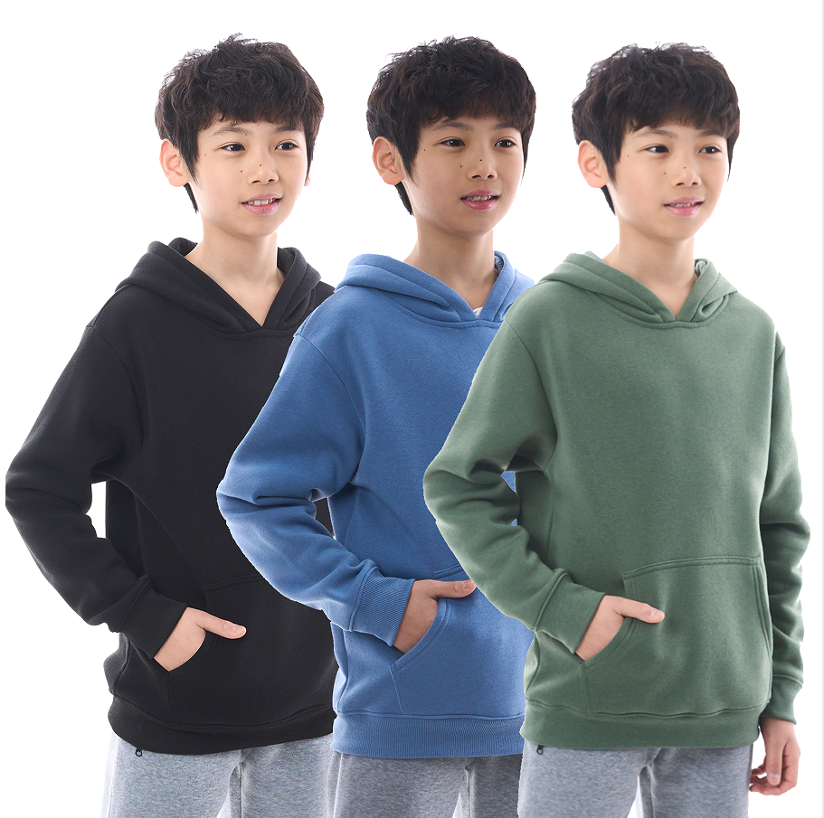 WHITE PEAK TRADING COMPANY Boys Athletic Hoodie Sweatshirt, 3 Pk Fleece Long Sleeve Kids Pullover Hoodies boy&girl Size 6-20